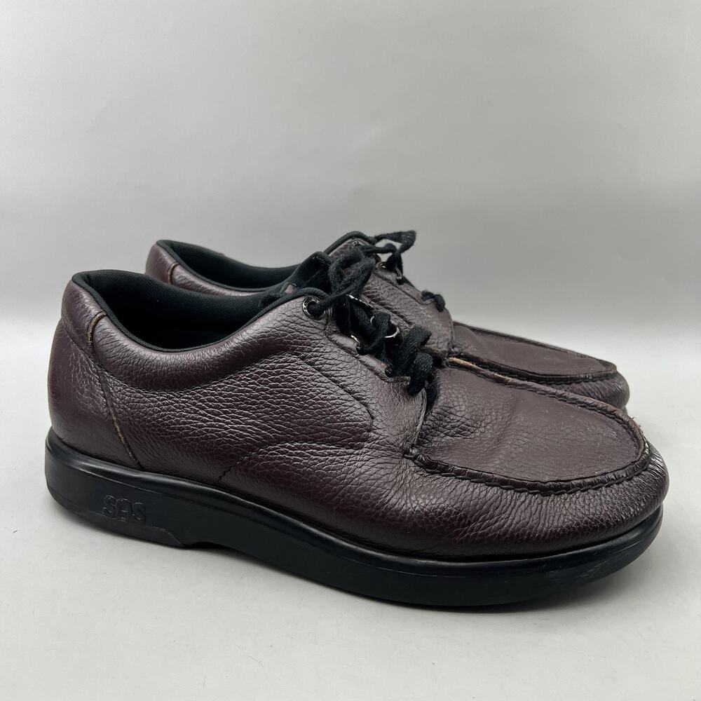 SAS Bout Time Walking Shoes Men Size 11 W Red Tripad Comfort Casual Low Shoes